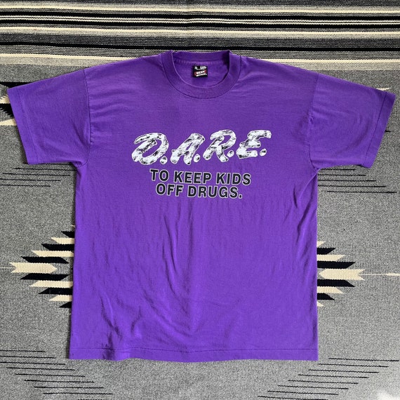 Vintage 90s DARE to keep kids off drugs T shirt P… - image 2