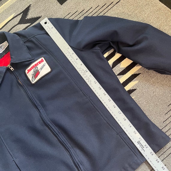Vintage 70s Jonsered Chainsaws Work Jacket by Wra… - image 10