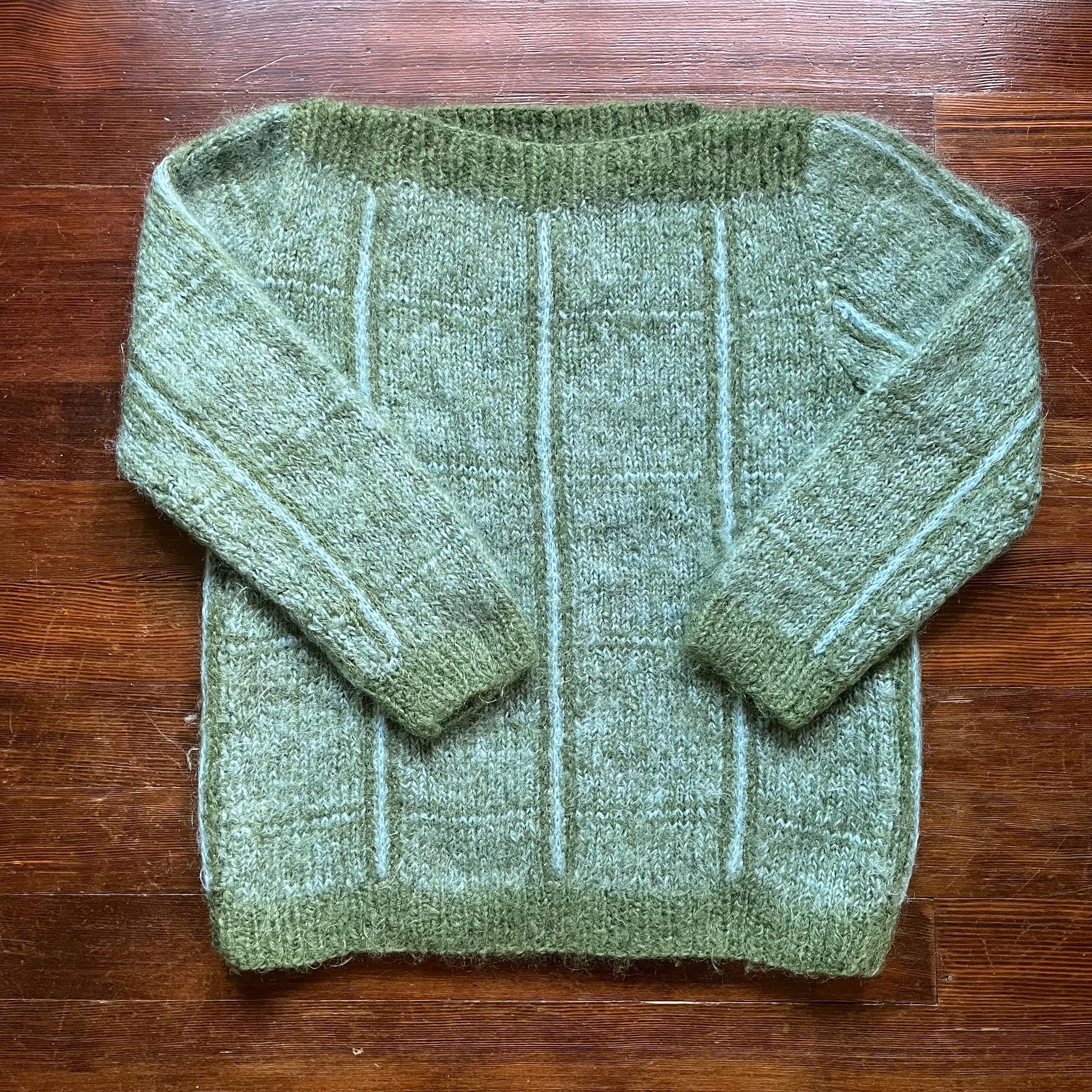 トップス 60s mohair pull over knit \