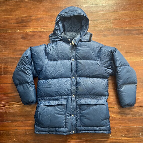 Vintage Goose Down Puffer Jacket: 70s/80s Golden Spur, Denver