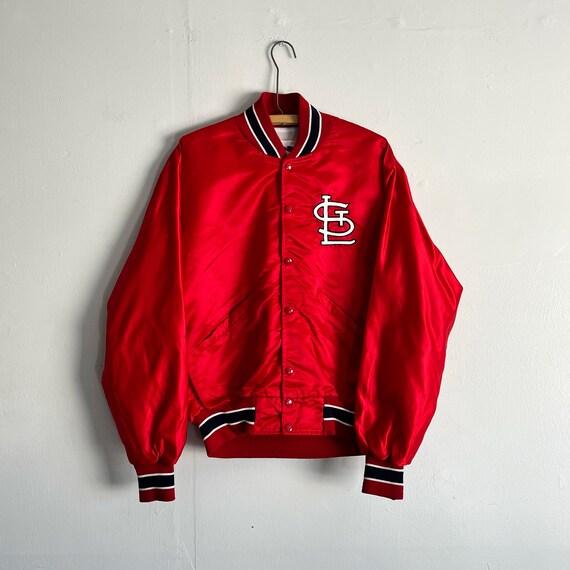 St. Louis Cardinals: 1980's Satin Lightweight Bomber Jacket (L/XL) –  National Vintage League Ltd.