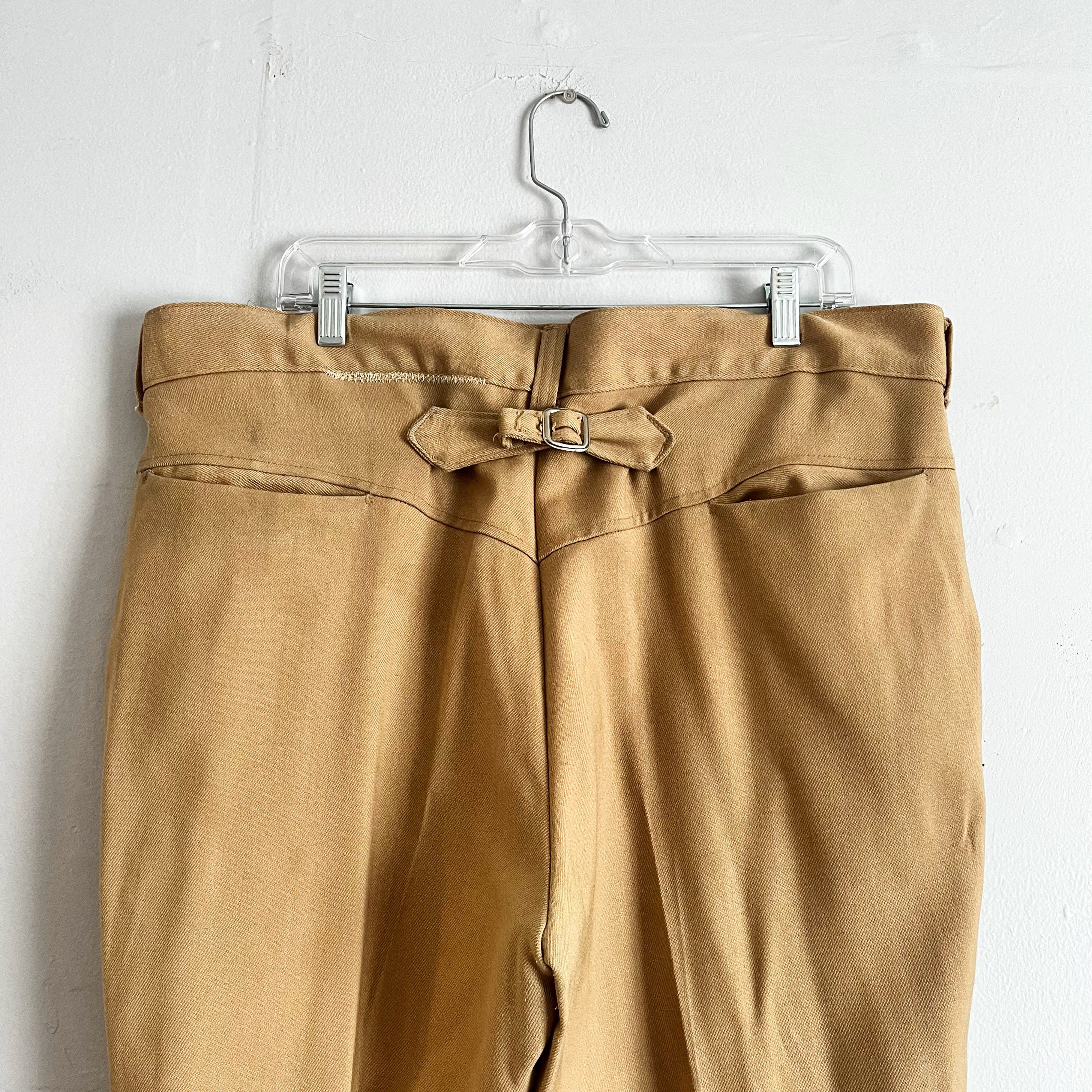 Vintage Buckle Back Trousers - Etsy