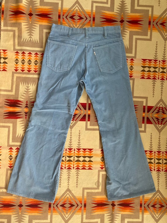 Vintage 70s Levi’s 663 Corduroy Bell Bottom pants… - image 3