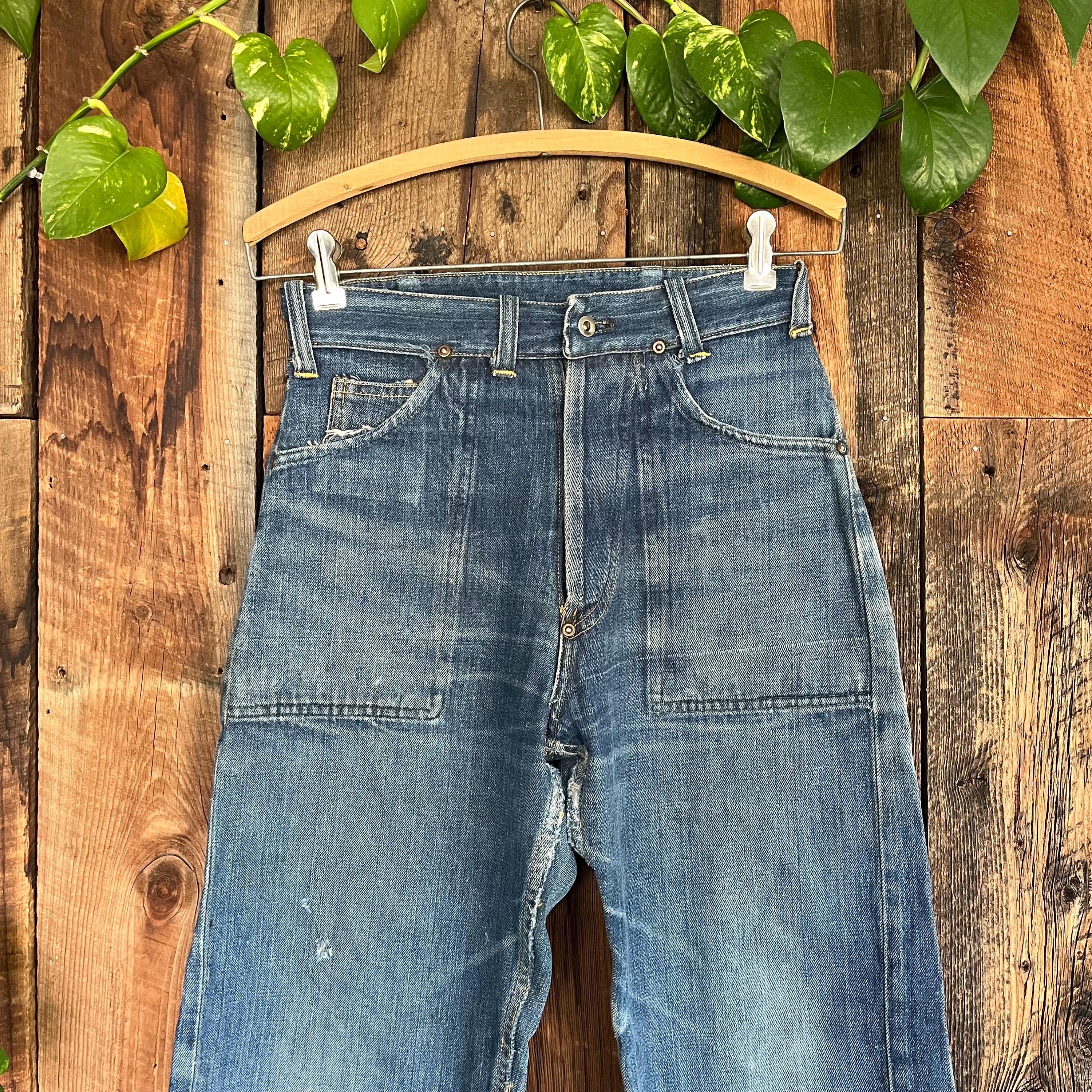 Donut Button Jeans - Etsy