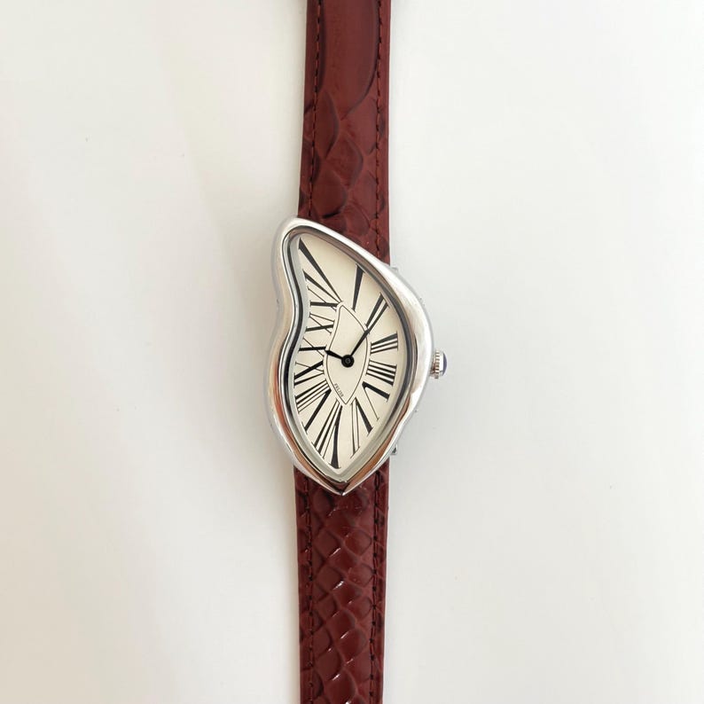Melting Silver Watch