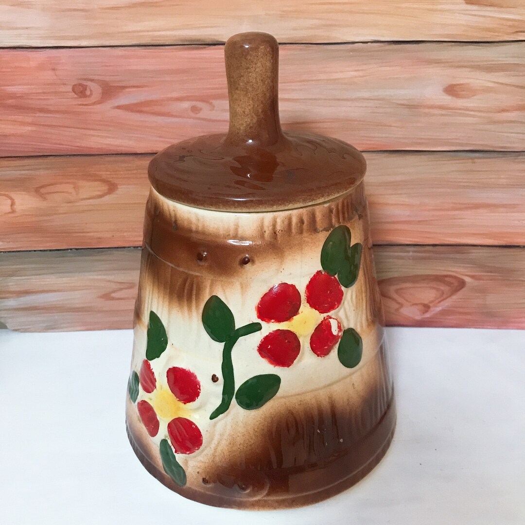 Butter Churn Cookie Jar Etsy