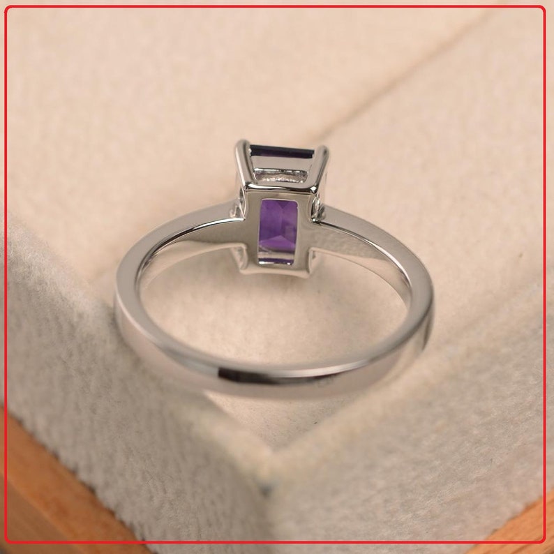 Natural Amethyst Ring,14K Solid Gold Ring,Engagement Ring,Birthstone Ring,Mother Gift,Wedding Ring,Handmade Ring,Bridal Jewelry,Gift For Her