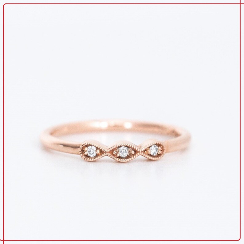 Diamond Wedding Band,14K Solid Gold Band,Engagement Band,Anniversary Band,Gift For Her,Lover Gifts Jewelry,Handmade Jewelry,Handmade Jewelry