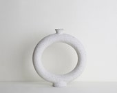 SAND TORUS VASE Donut Shaped Ikebana Vase