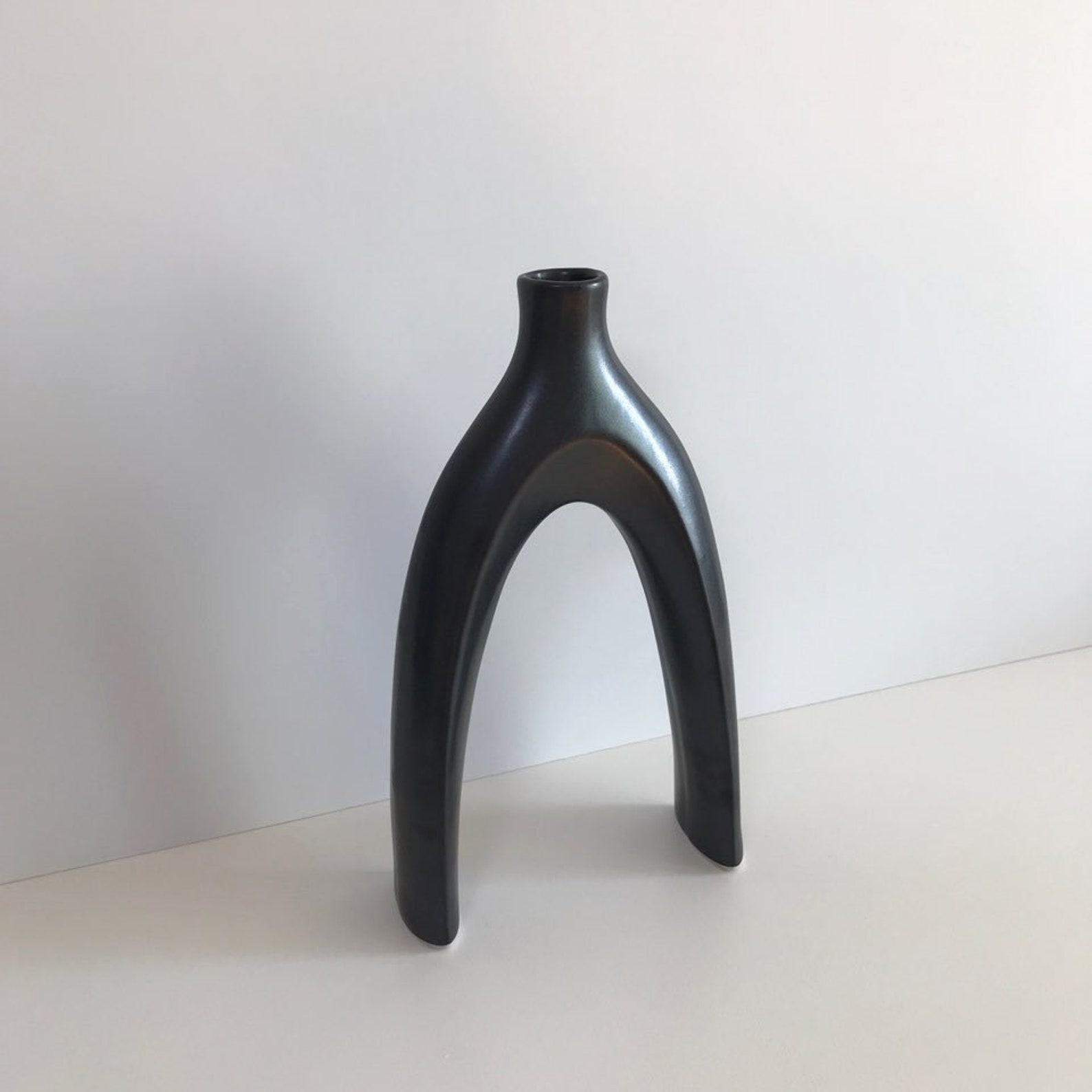 CURVED VASE Ikebana Vase Etsy