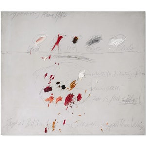Untitled 1962 BY CY TWOMBLY  / Art Print