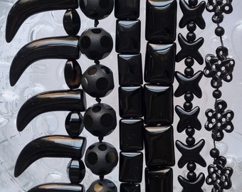 Black Agate  Beads