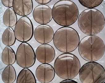 Smoky Quartz 30-40mm Beads