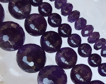 Amethyst 8-16mm Beads