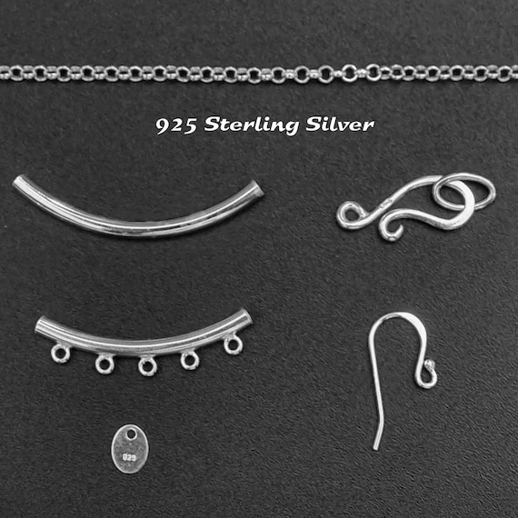 925 Sterling Silver Jewellery Findings