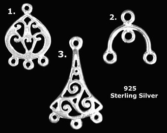 925 Sterling Silver Earring Findings