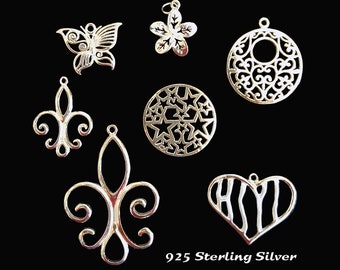 925 Sterling Silver Charms