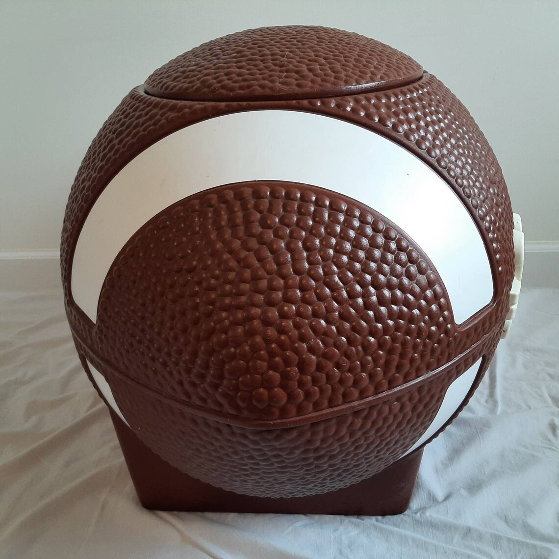 Vtg Little Tikes Football Toy Box Ice Chest Storage Hamper Etsy