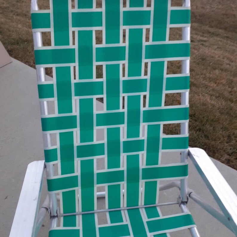 Vintage Folding bed Aluminum Frame Chaise Lounge Chair Etsy