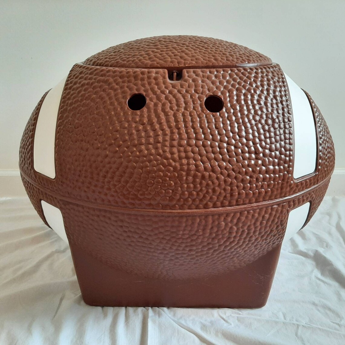 Vtg Little Tikes Football Toy Box Ice Chest Storage Hamper Etsy