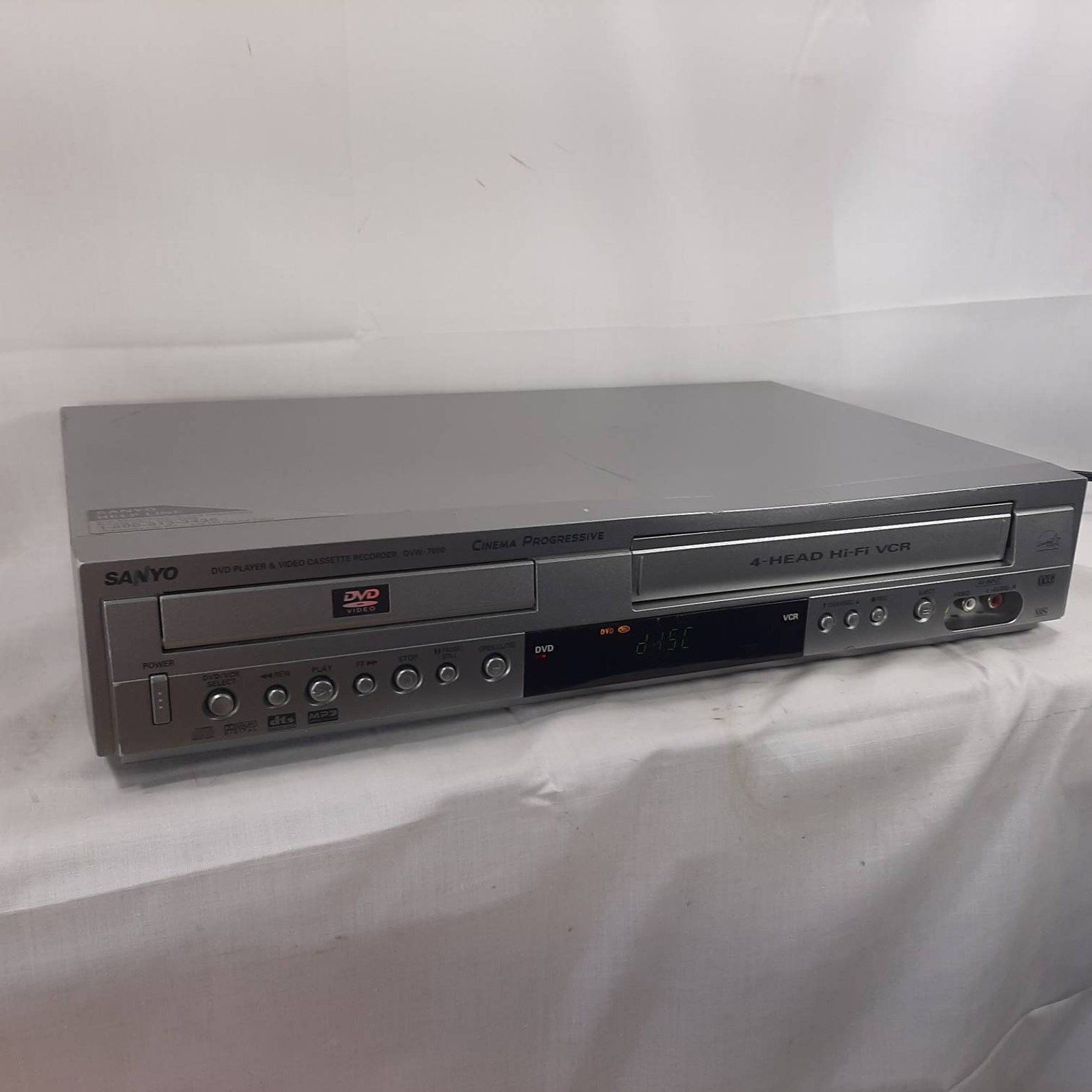 Sanyo Dvw7000 Vcr Dvd Combo Player 4 Tête HiFi Vhs Testé Etsy