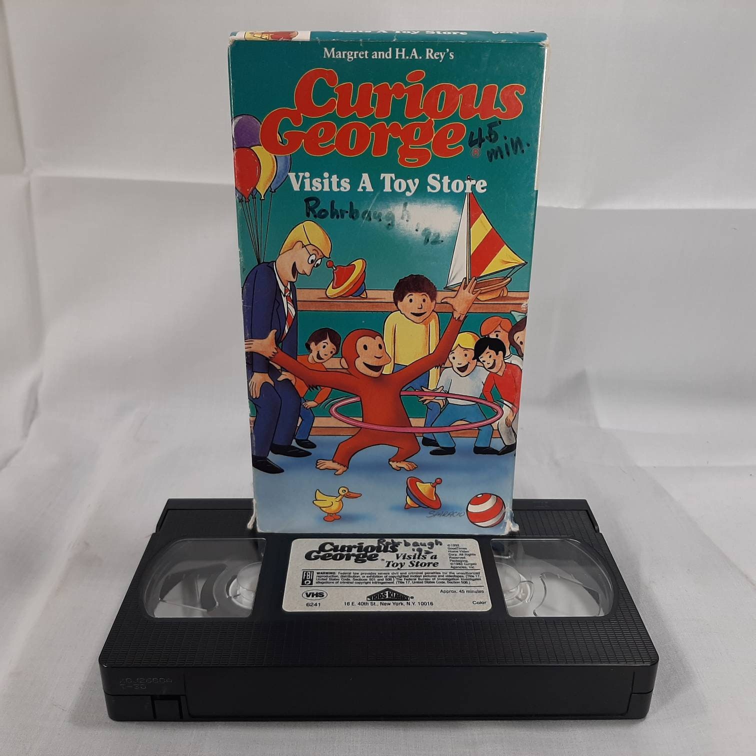 Curious Visits A Toy Store Margret H A Rey's VHS Tape 1992