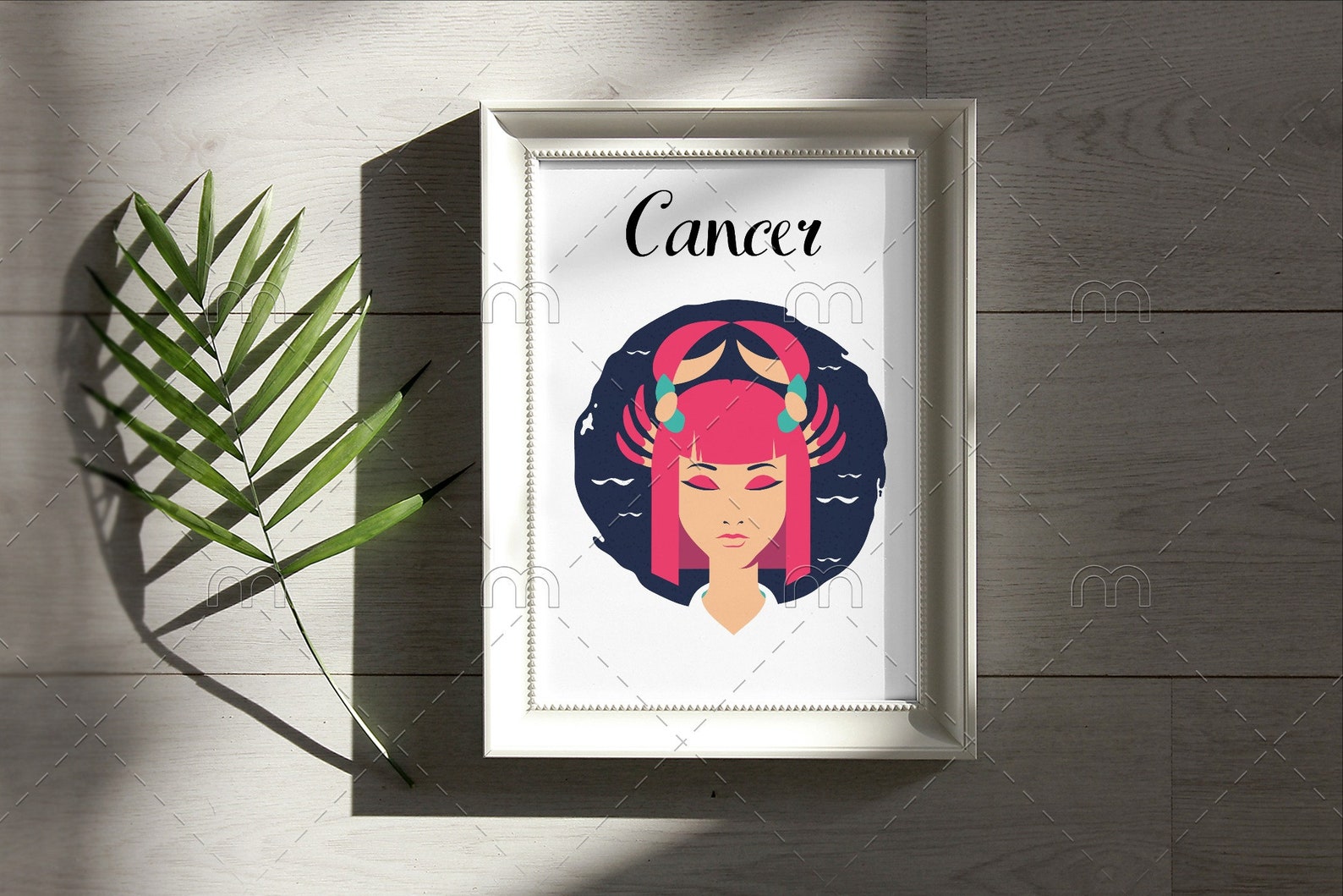 Cancer Wall Art Printable L 8x10 L Cancer Zodiac Sign L Etsy