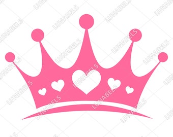 Princess Crown Svg Etsy