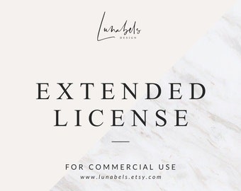 Extended License for Commercial Use, No-Credit required.