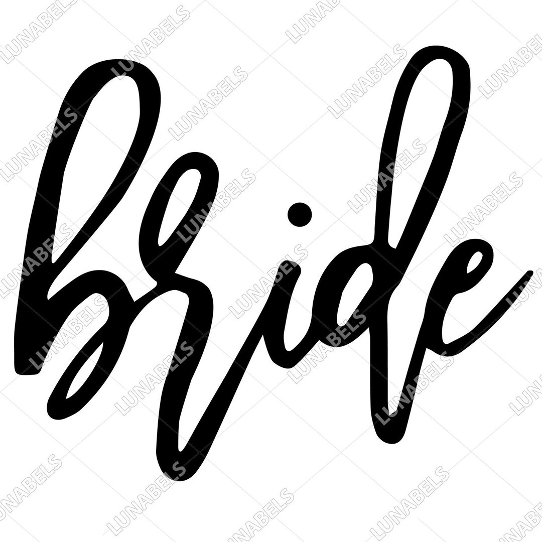 Bride Svg, Bride Clipart, Bride Clip Art, Bride, Wedding, Marriage ...