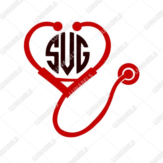 Stethoscope Svg Stethoscope Clipart Cut Files For Etsy