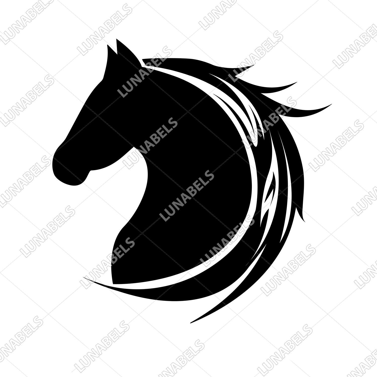 Download Horse Svg Dxf Eps Png Jpg Horses Svg Horse Clipart Clip Etsy