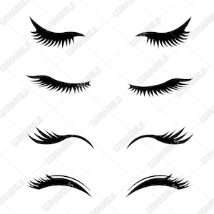 Eyelashes svg, Eyelashes clipart, Makeup, False eyelashes, Eyelash extensions, Eyelash curler, Lash, Eyelash Perm, Fake Eyelashes, Lashes