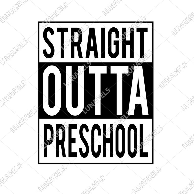 Download Straight outta preschool svg Clip Art Svg files for cricut ...