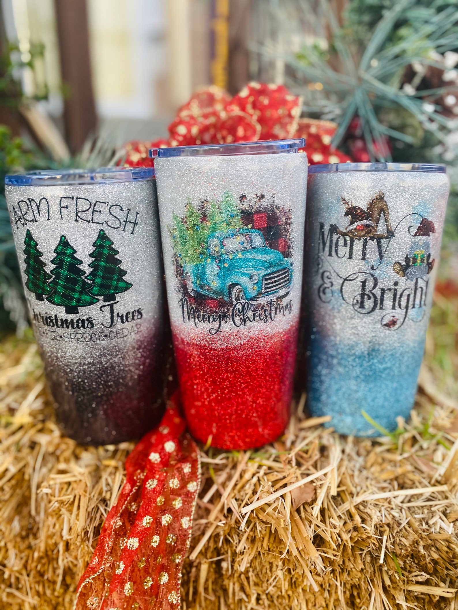 Christmas Tumbler Etsy