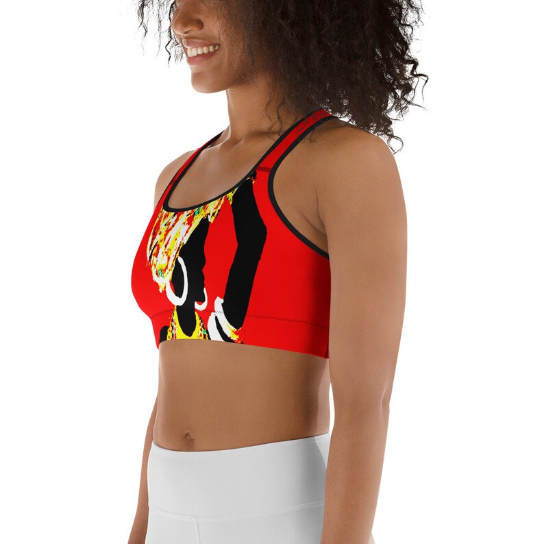 African Tribe Girl Sports bra