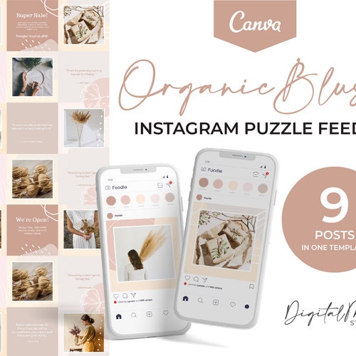 Canva Instagram Template Instagram Puzzle Feed Instagram - Etsy