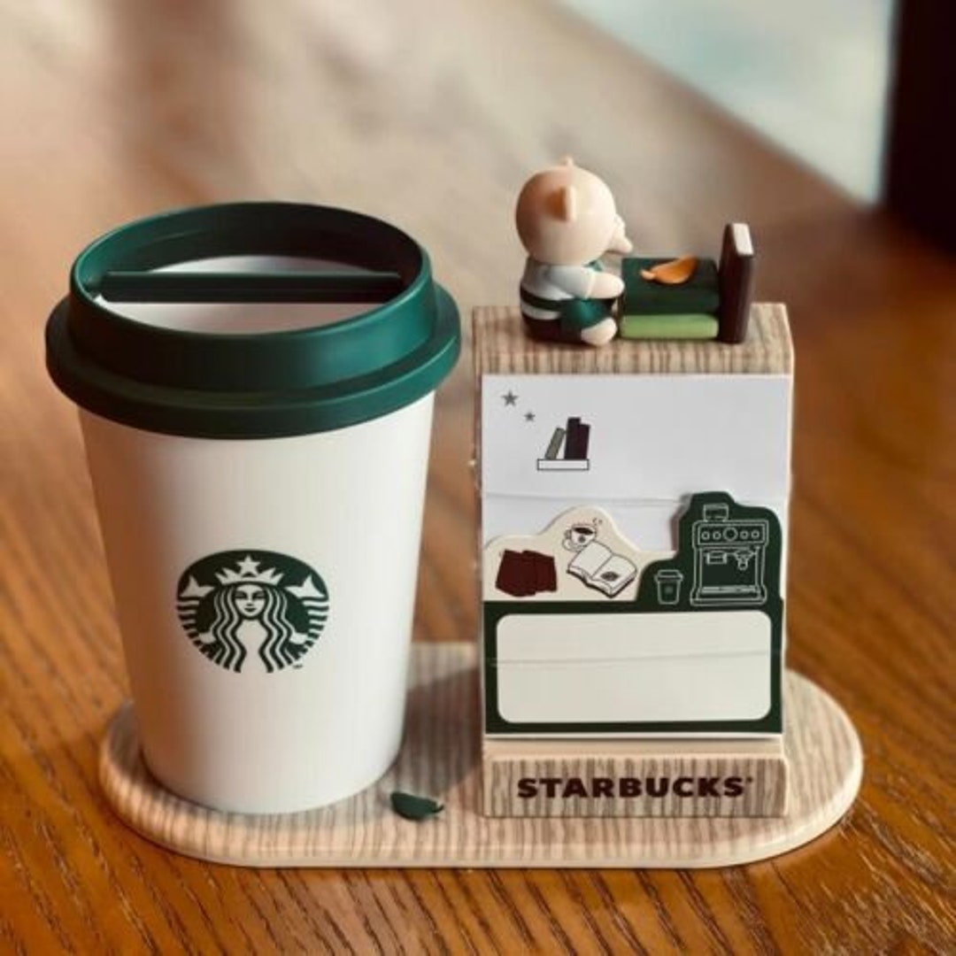 Starbucks Bearista & Starbucks Cup Multifunctional Phone/memo Etsy