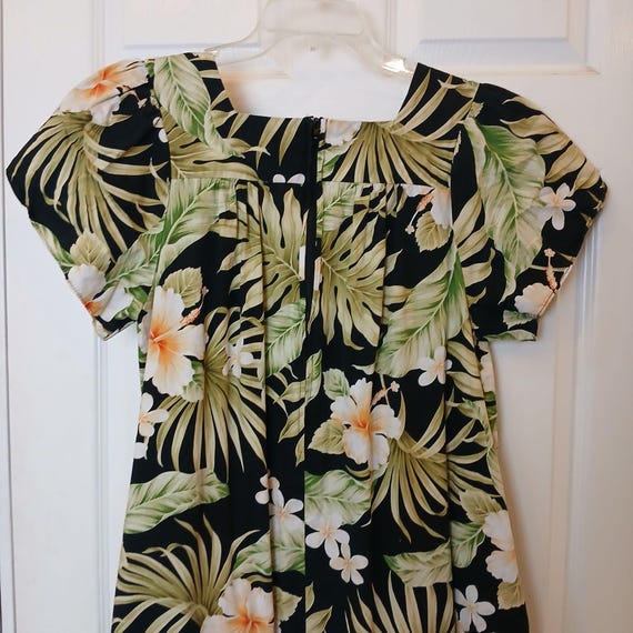 short sleeve hawaiian dress Youmylove Womens Summer Dresses Women's Casual Summer Boho Floral Print Dress V Neck Short Sleeve High Waist Long Maxi Beach Dresses Beach Hawaiian Dress