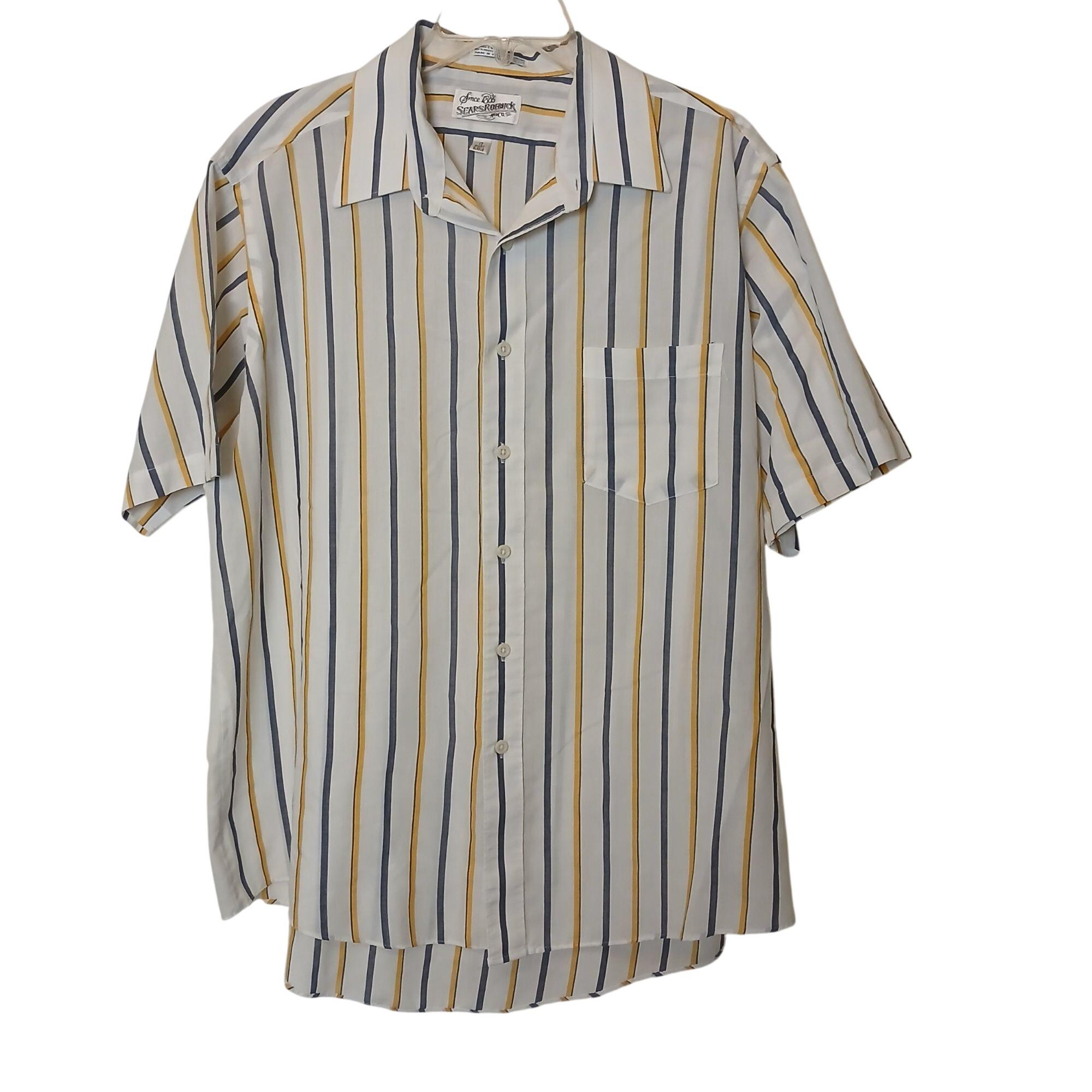 sears dress shirts Sears Men's Golden Comfort Either Dress Shirt Size 15 1/2x35 -Used   Military Steals and Surplus