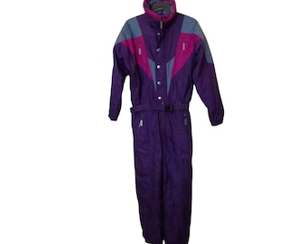 Cima Mens Sz M Ski Suit Overall Colorblock Retro Insulated VTG 90's W/Tags NOS