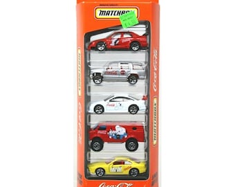VTG 1998 Matchbox Coca-Cola 5-Pack Die Cast Vehicles Gift Set 35999 Sealed #D24