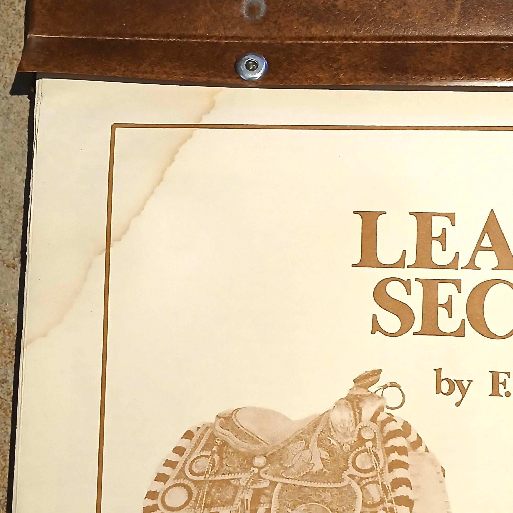 Leather Secrets by F.O. Baird-vintage 1976 Leather Crafter's