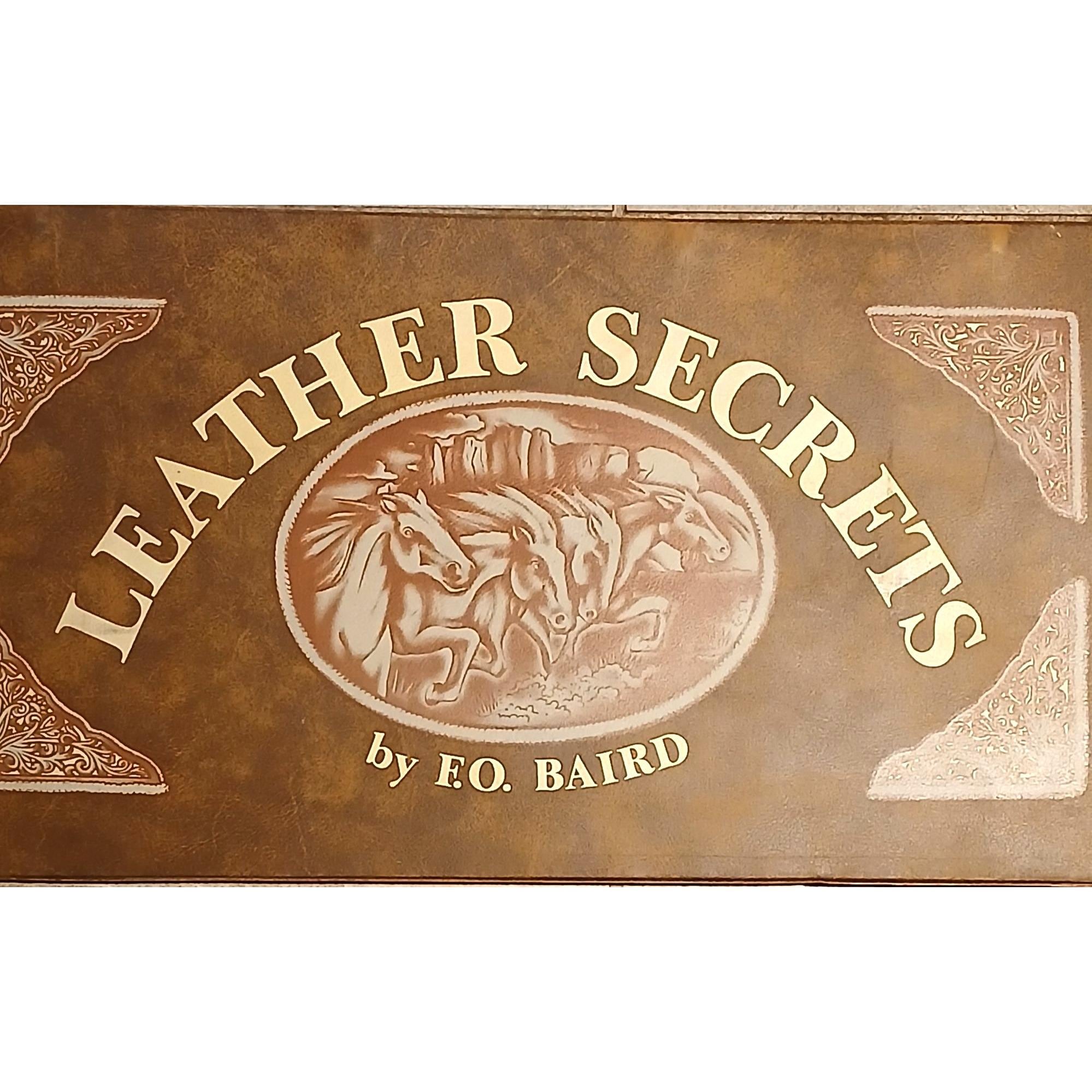 LEATER SECRETS By F.O. BAIRD レザークラフト美品 Leather Secrets by F.O. Baird-vintage 1976 Leather Crafter's