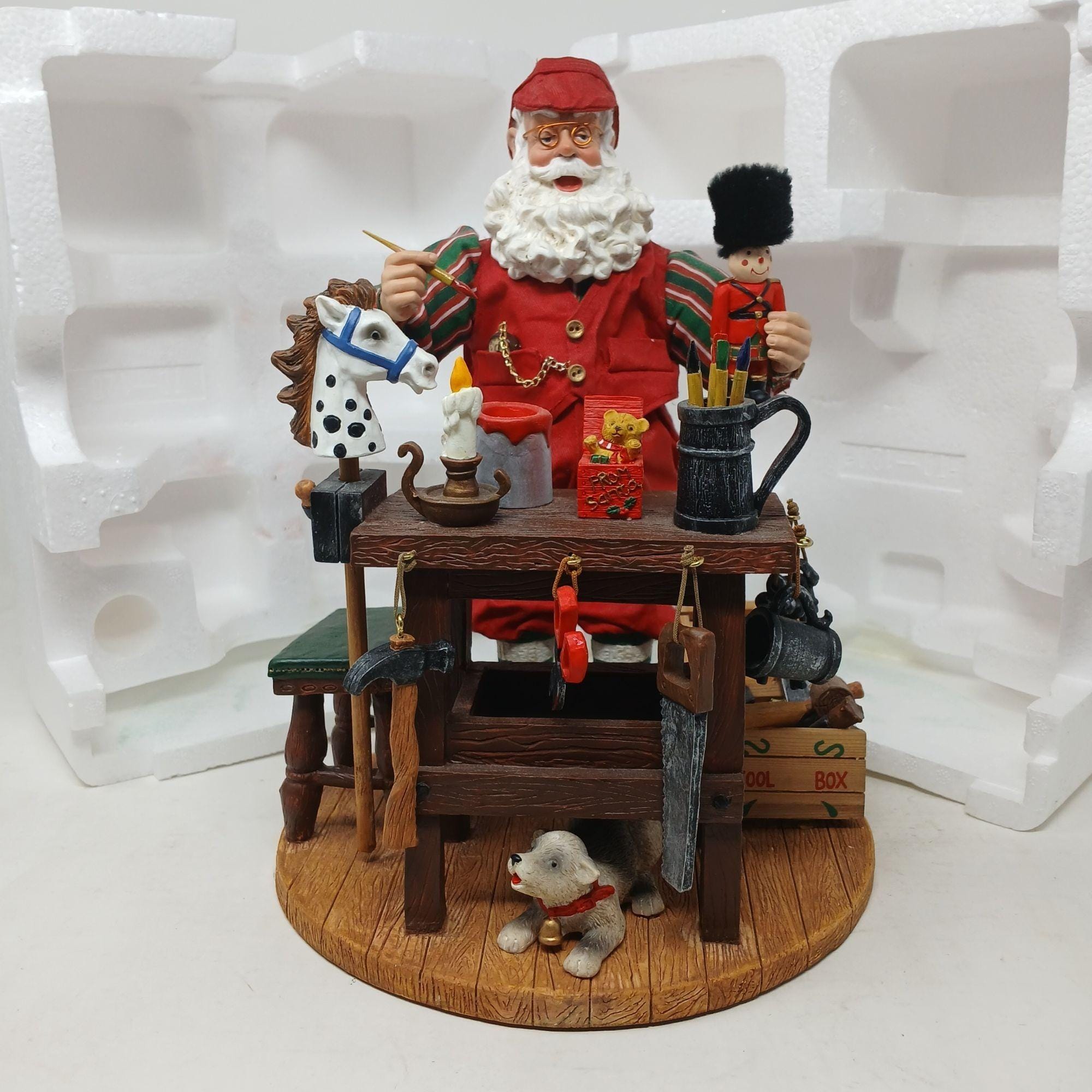 Kirkland Santa's Visit クリスマス磁器製装飾品 Kirkland Santa - Etsy