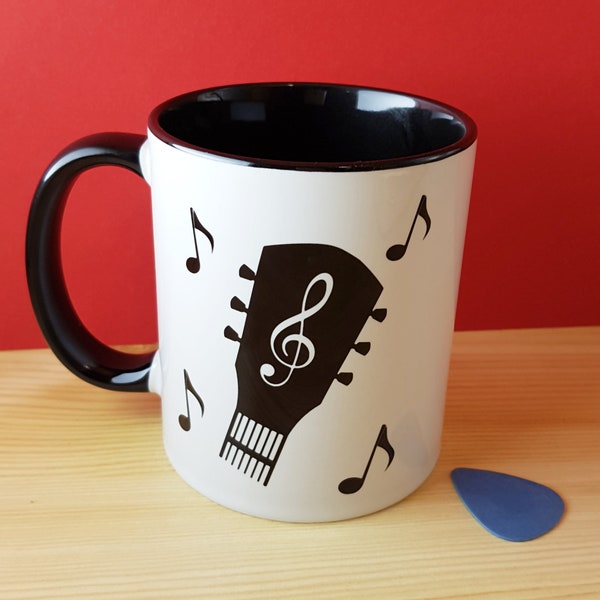 Gitarre Geschenk Musik Motiv Tasse