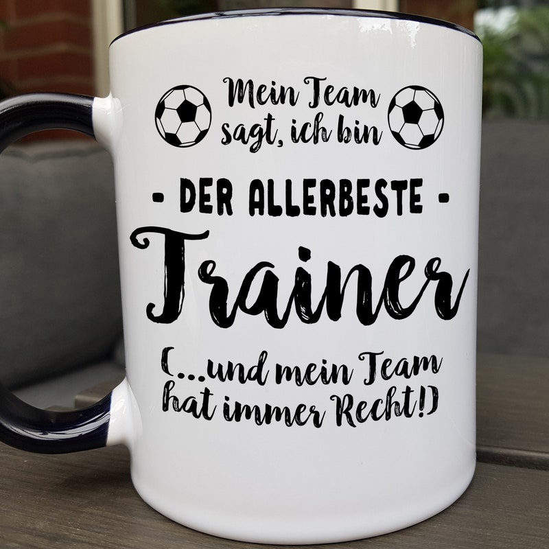 Geschenk Trainer Fussball