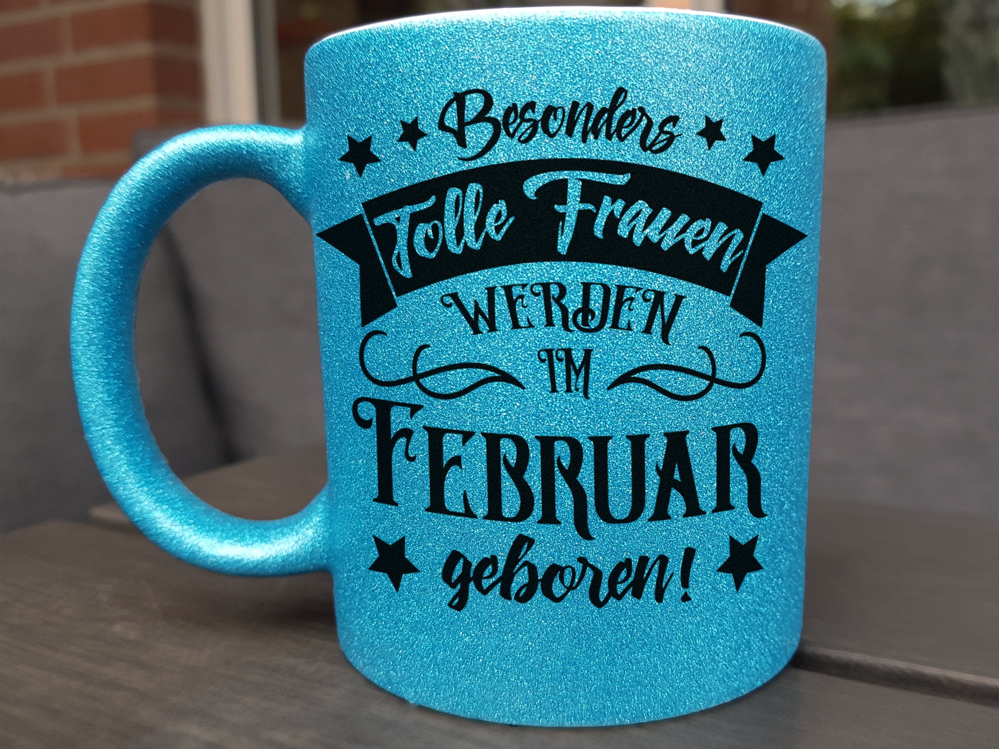 Frau Februar Geburtstag Sprüche Tasse Glitzer Tolle Frauen Im Etsy