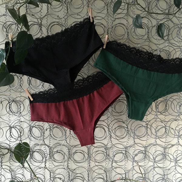 Panty Set "Helen" (3 Stück) Unterwäsche Set Damen