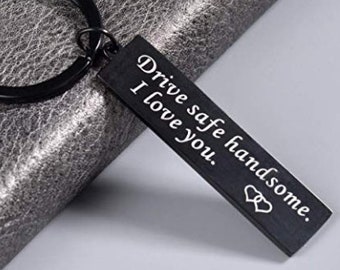 Personalised Engraved Lorry Keyring Passed HGV Test Gift Name//Message inc